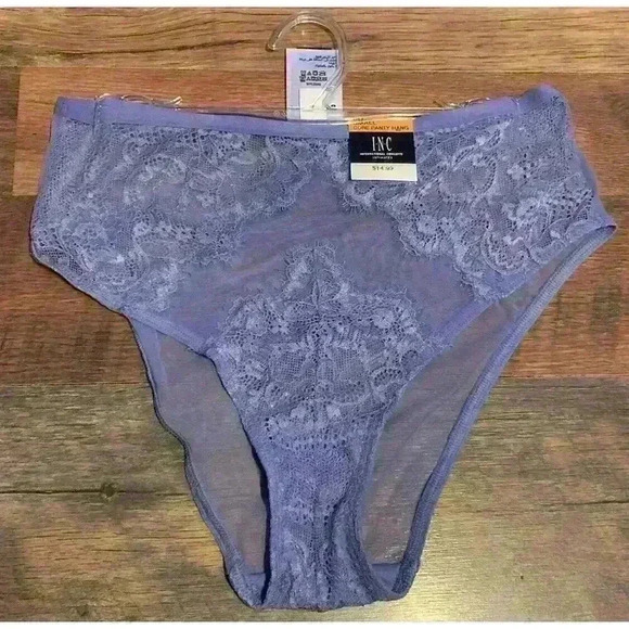 Jenni Other - INC International Concepts Women's Bikini Lace‎ Floral Purple Size S